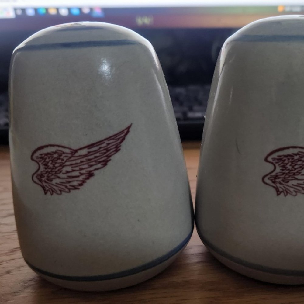 Commemorative Red Wing Salt & Pepper Shakers